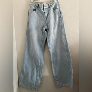 Pacsun Jeans Casey Low Rise Baggy 27 Light Wash Wide Leg Y2K